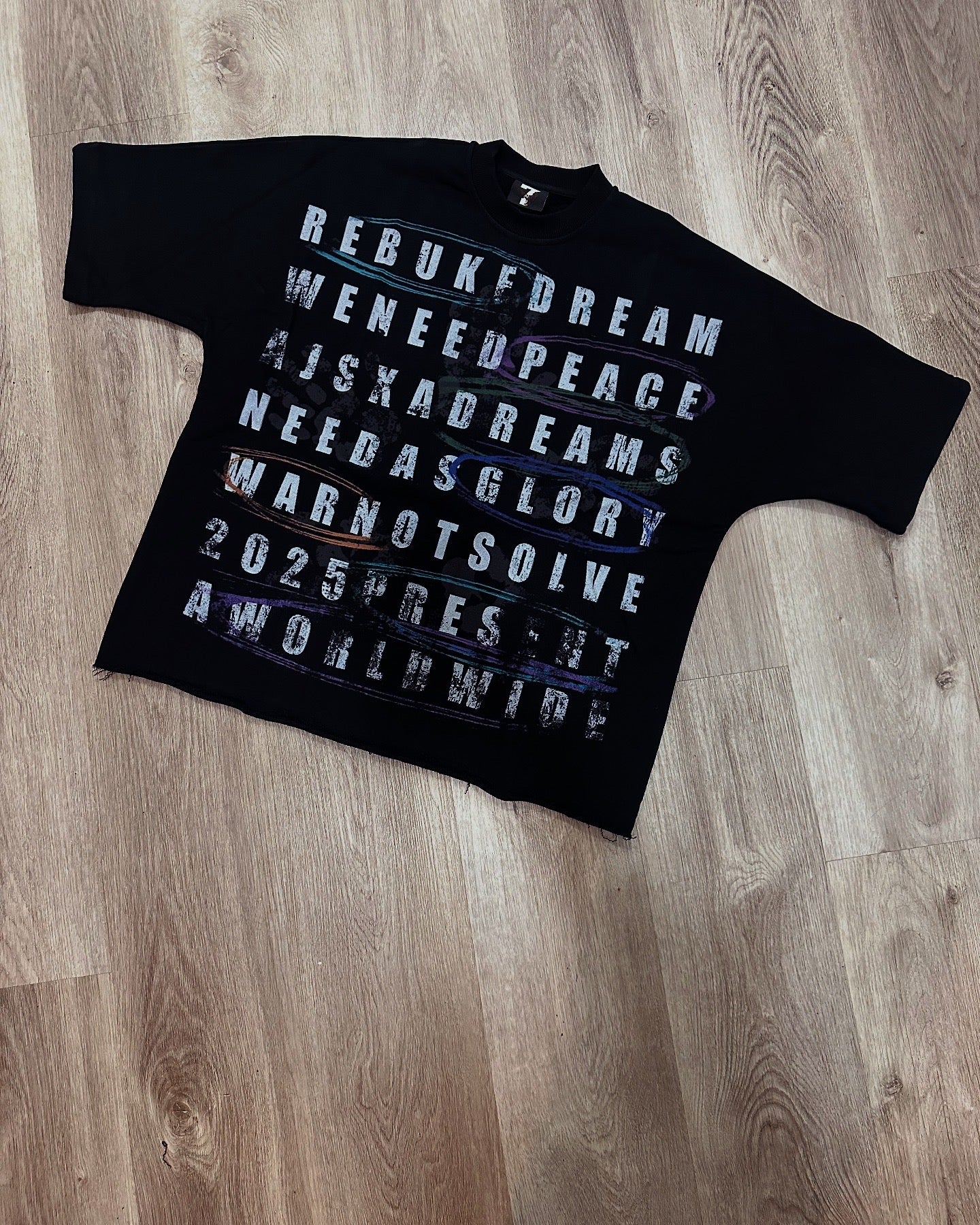 PEACE OVER WAR Black Tee