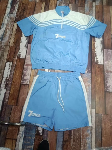 7B Carolina Blue Short Tracksuit