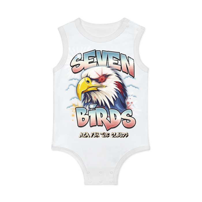 All-Over Print Baby Tank Bodysuit | 100% Cotton